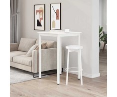 Baro stalas Balta 70 x 70 x 105 cm Kietos pušies mediena