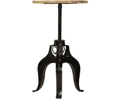 Baro stalas, mango medienos masyvas, 60x(76-110)cm