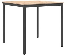 Baro stalas Natūrali 110 x 110 x 105 cm Kietos pušies mediena