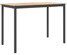 Baro stalas 150 x 80 x 105 cm Kietos pušies mediena Natūrali