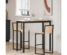 Baro stalas Natūrali 110 x 55 x 105 cm Kietos pušies mediena