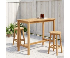 Baro stalas Natūrali 110 x 60 x 105 cm Kietasis teak