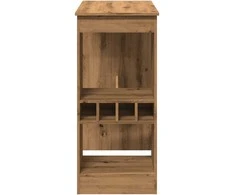 Baro stalas su laikikliais, artisano, 90x47,5x103,5cm, mediena
