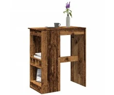 Baro stalas su laikikliais, medienos, 90x47,5x103,5cm, mediena