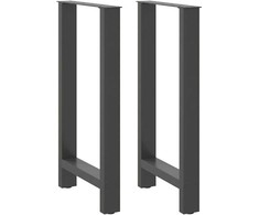 Kavos staliuko kojelės, antracito, 2 vnt., 50x(90-91)cm