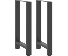 Kavos staliuko kojelės, antracito, 2 vnt., 40x(90-91)cm