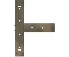 Baro stalo kojos, T formos, 2 vnt., juodos, 40x35x(100-101) cm, plienas