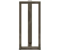 Baro stalo kojos, T formos, 2 vnt., juodos, 50x35x(90-91) cm, plienas