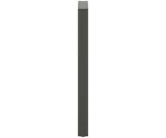 Baro stalo kojos, U formos, 2 vnt., antracito spalvos, 40x(100-101) cm, plienas