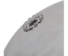 Baseino fontanas-sfera su LED, 3d., nerūd. plienas