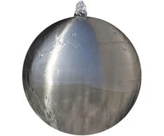 Baseino fontanas-sfera su LED, 3d., nerūd. plienas