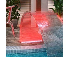 Baseino fontanas su įvairių spalvų LED, 50cm, akrilas