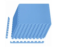 Baseino grindų kilimas 12 pcs Mėlyna 4,32 m² EVA puta