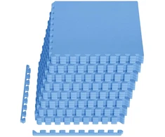 Baseino grindų kilimas 24 pcs Mėlyna 8,64 m² EVA puta