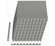 Baseino grindų kilimas 24 pcs Pilka 8,64 m² EVA puta