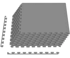 Baseino grindų kilimas 24 pcs Pilka 8,64 m² EVA puta
