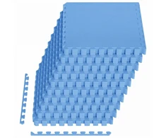Baseino grindų kilimas 40 pcs Mėlyna 14,4 m² EVA puta