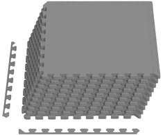 Baseino grindų kilimas 40 pcs Pilka 14,4 m² EVA puta