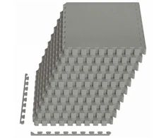 Baseino grindų kilimas 50 pcs Pilka 18 m² EVA puta