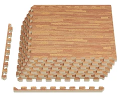 Baseino grindų kilimas 6 pcs Medis 2,16 m² EVA puta