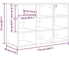 Batu skrynia Balta 77,5 x 30 x 51 cm Apdirbta mediena