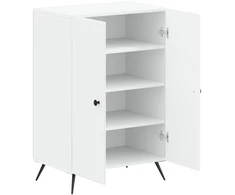 Batu skrynia BREDA 59,5 x 39,5 x 90 cm Apdirbta mediena Balta