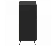 Batu skrynia BREDA 59,5 x 39,5 x 90 cm Apdirbta mediena Juoda