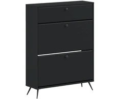 Batu skrynia BREDA 78 x 24 x 103 cm Apdirbta mediena Juoda