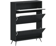 Batu skrynia BREDA 78 x 24 x 103 cm Apdirbta mediena Juoda