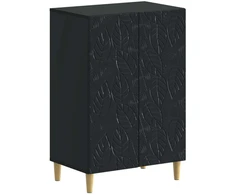 Batu skrynia DELFT 59,5 x 39,5 x 90 cm Apdirbta mediena Juoda