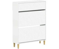 Batu skrynia DELFT 78 x 24 x 103 cm Apdirbta mediena Balta