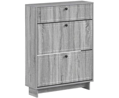 Batu skrynia EDE 78 x 24 x 103 cm Apdirbta mediena Pilka Sonoma