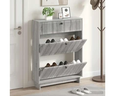 Batu skrynia EDE 78 x 24 x 103 cm Apdirbta mediena Pilka Sonoma