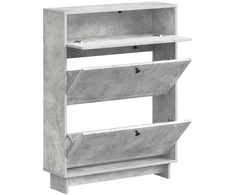 Batu skrynia EDE 78 x 24 x 103 cm Apdirbta mediena Betono pilka