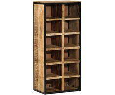 Batu skrynia 50 x 30 x 110 cm Kietas mango medis Ruda