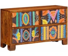 Batu skrynia Ruda 90 x 35 x 55 cm Kietos akacijos mediena