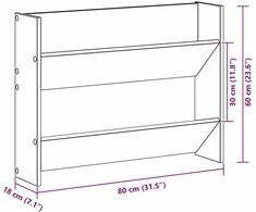 Batu skrynia su lentyna 2 pcs Sena mediena 80 x 18 x 60 cm