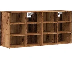 Batų Spintos 2 vnt Old Wood 52x30x50 cm