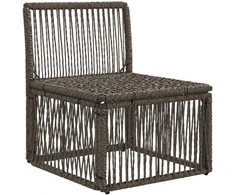Be porankio sofa Pilka poliratanas