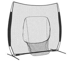 Beisbolo treniruočių tinklas Juoda 250 x 106 x 209 cm