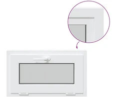 Bendras lango vidinis atspalvis baltas RISOR 70 x 45 cm