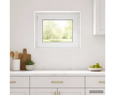 Bendras lango vidinis atspalvis baltas RISOR 70 x 60 cm