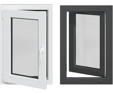 Bendras lango vidinis atspalvis baltas RISOR 60 x 80 cm