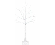Beržinė Kalėdų eglutė Balta 22 x 22 x 120 cm Plastmasė 174 LED