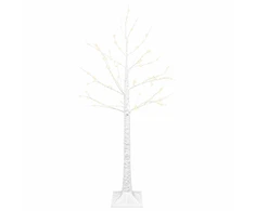 Beržinė Kalėdų eglutė Balta 22 x 22 x 120 cm Plastmasė 174 LED