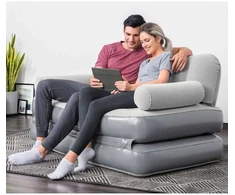 Bestway Pripučiama 3-1 poilsio sofa, pilkos spalvos