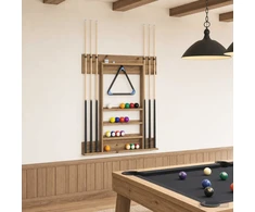 Biliardo lazdos stovas Apdirbta mediena 93 x 12 x 103 cm