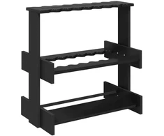 Biliardo lazdos stovas Apdirbta mediena 60 x 35 x 60 cm Juoda