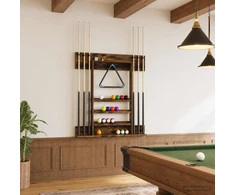 Biliardo lazdos stovas Apdirbta mediena 93 x 12 x 103 cm