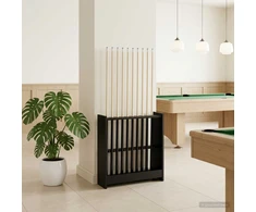 Biliardo lazdos stovas Apdirbta mediena 60 x 20 x 57 cm Juoda